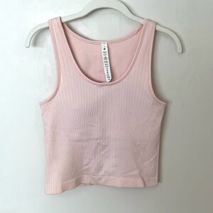 Lululemon Ebb to Street Scoop Neck Tank - Pink